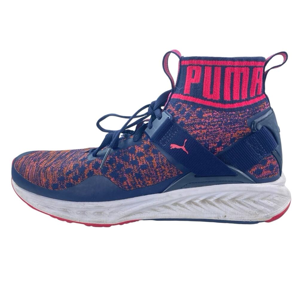 Puma Ignite Evoknit Women's Pink Lace Up High Top Athletic Sneakers Shoes Sz 9.5